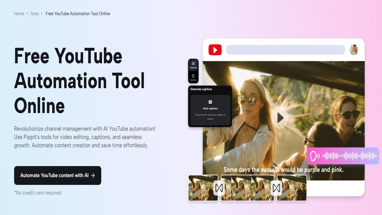 Content Creation by Pippit AI by CapCut for YouTube Automation